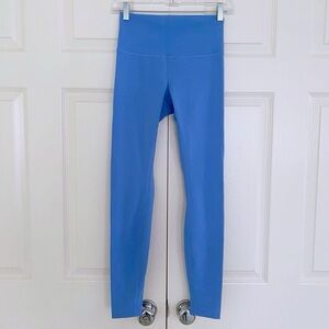 Lululemon Wunder Train Legging High-Rise Tight 28" size 6 Blue W5EOLS
